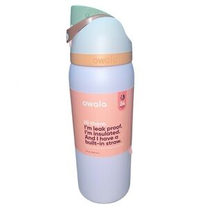Owala Insulated Water Bottle 32oz — Lavender with Mint Cap